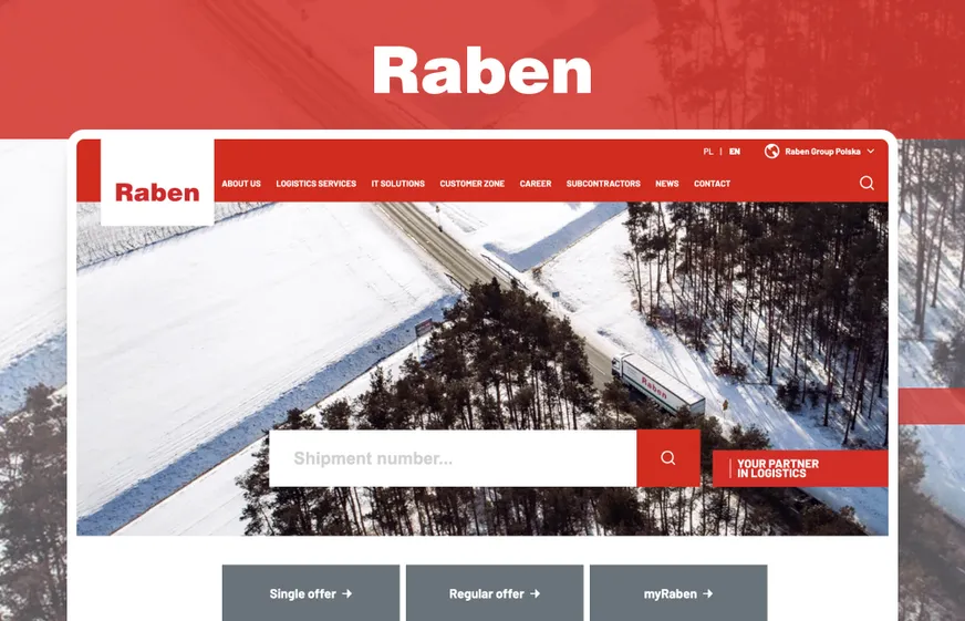 Raben website