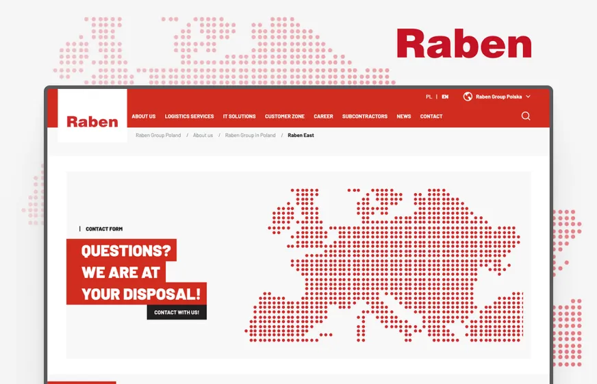 Raben Group strona www